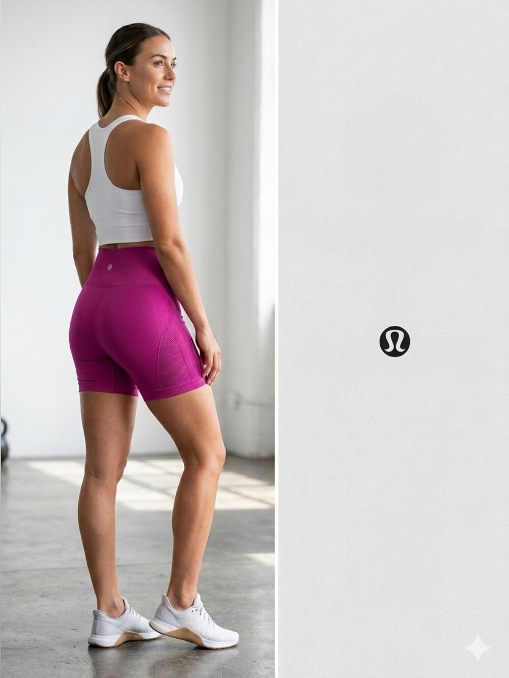 lululemon athletica High-Rise Bike Shorts in Magenta Weist 14'